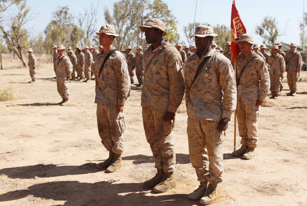 Marines awarded NAMs for Exercise Koolendong efforts