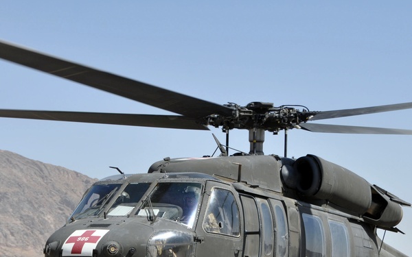 Helicopter hoist training