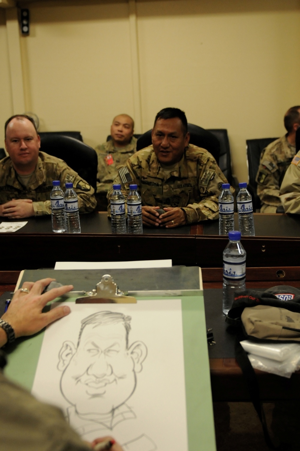Cartooning the troops