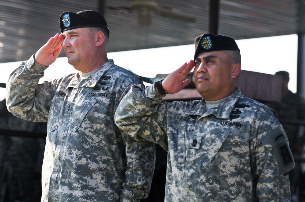 Division West welcomes new command sergeant major