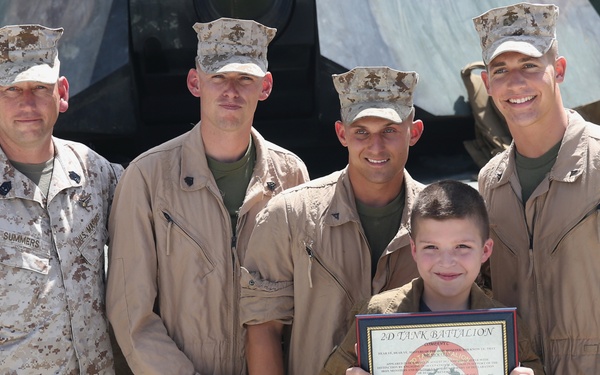 2nd Tanks welcomes honorary member