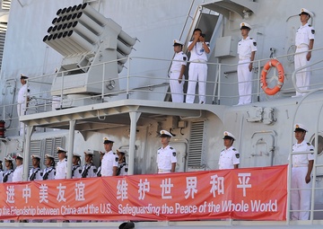 Chinese navy ships visit Hawaii