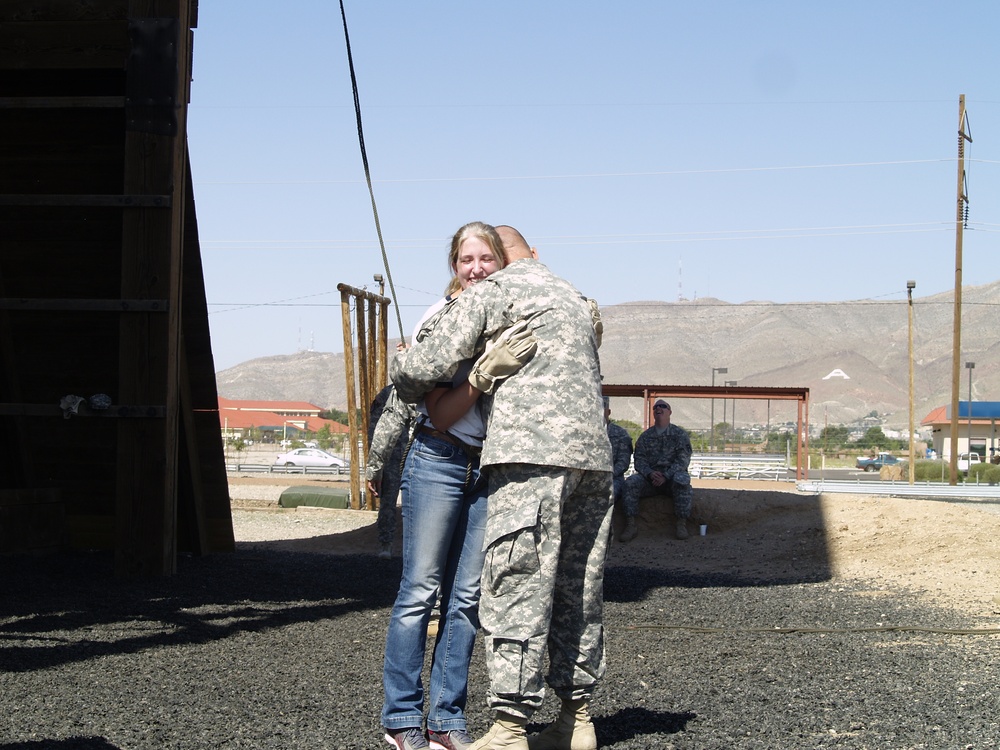 TF Renegade families conduct rappelling training