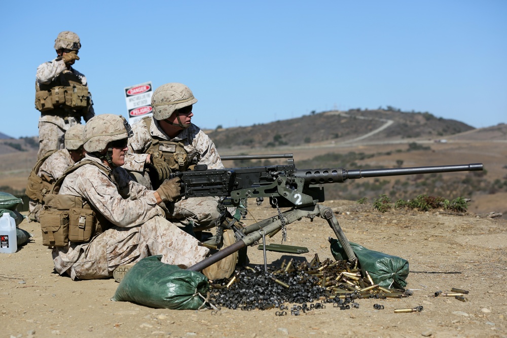 Infantrymen refine machine gun marksmanship