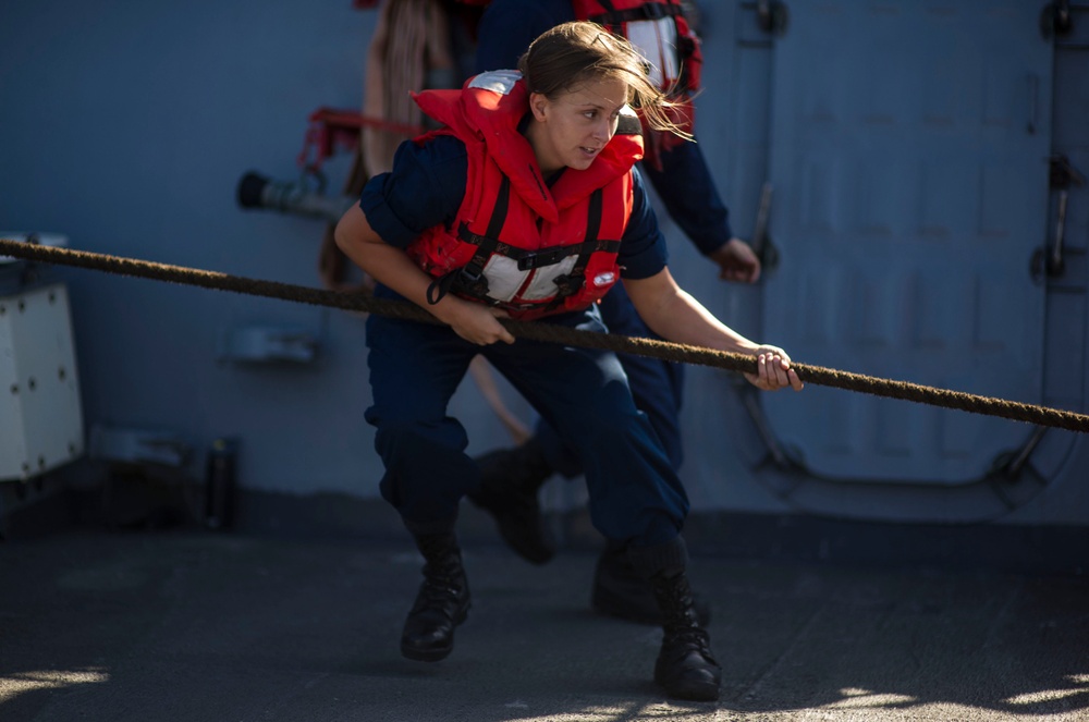 USS Barry activity