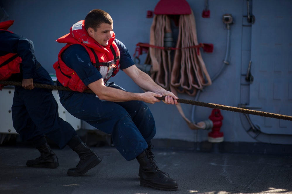 USS Barry activity