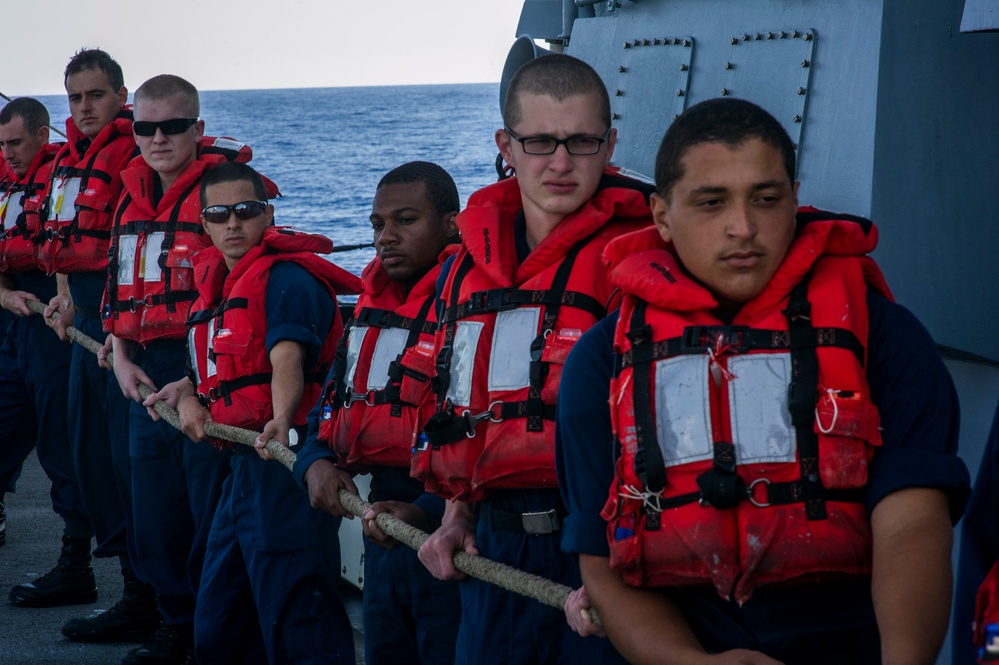 USS Barry activity