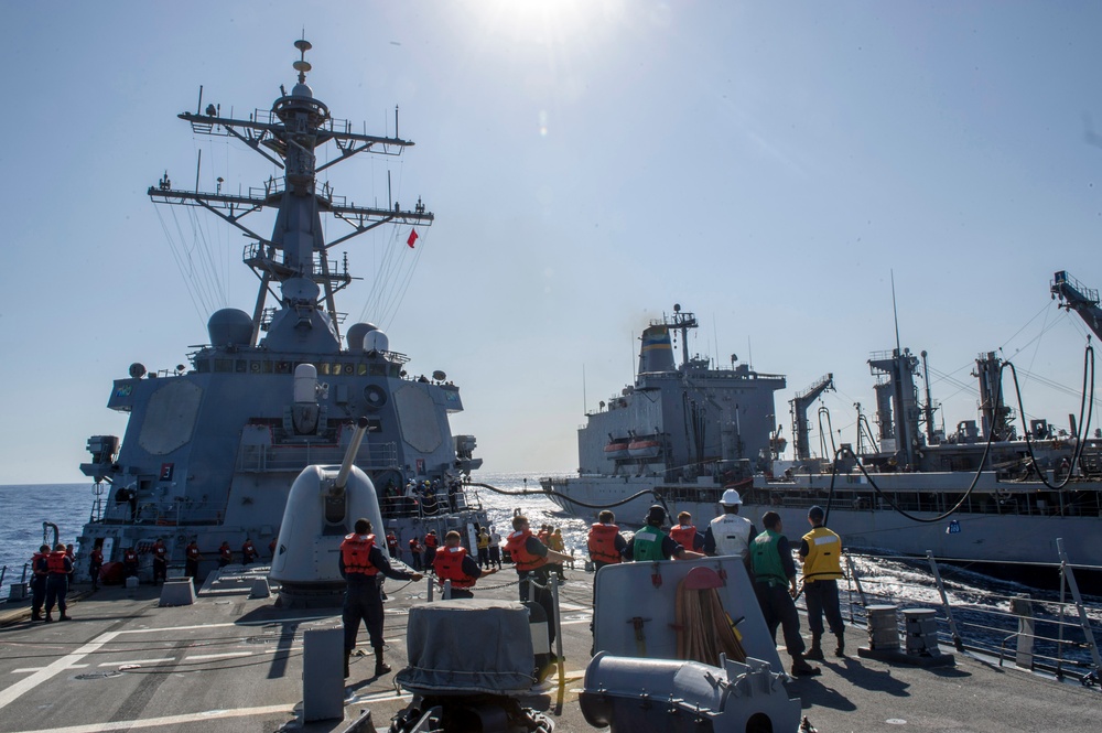USS Barry activity