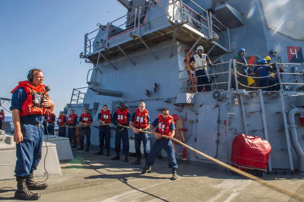 USS Barry activity