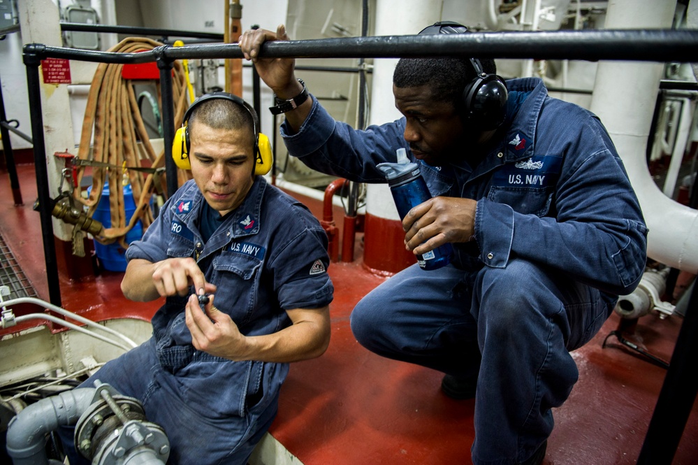 USS Barry activity