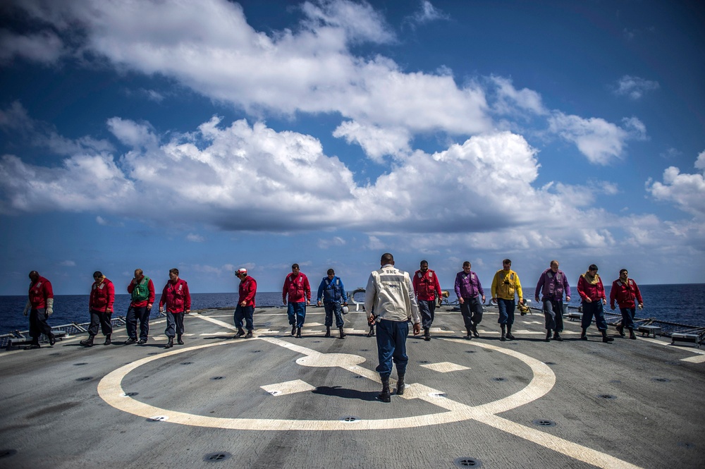 USS Barry activity