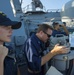 USS Gravely replenishment at sea