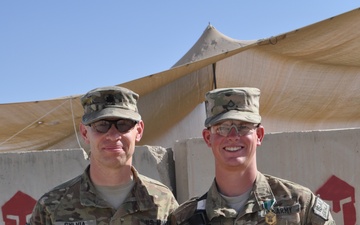 Soldier honored for valor in Afghanistan