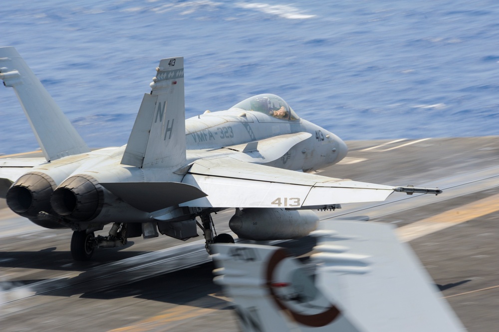 Flight operations aboard USS Nimitz