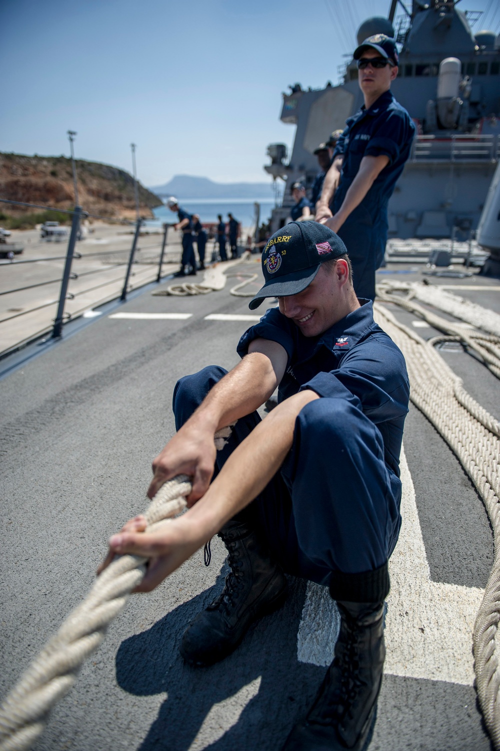 USS Barry activity