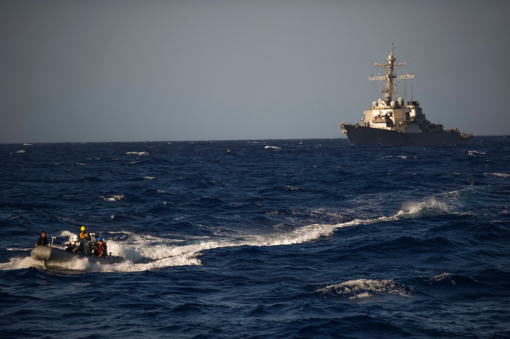 USS Barry activity