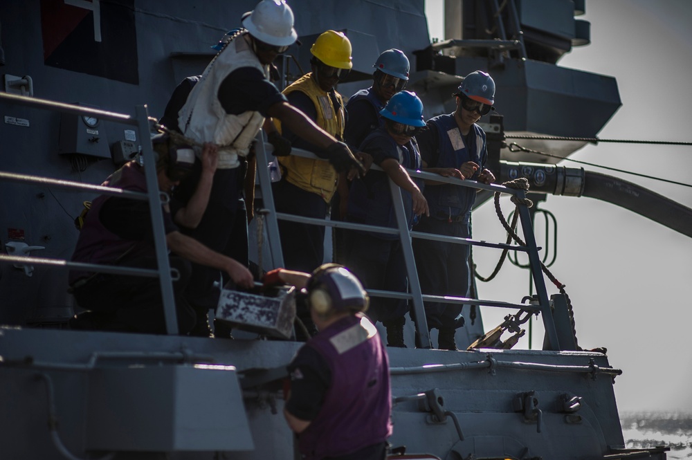 USS Barry activity