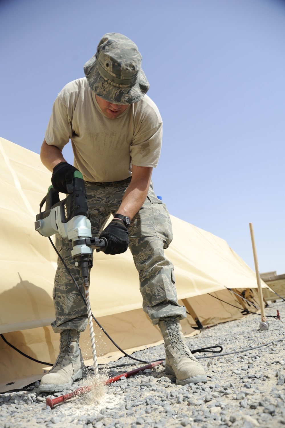 Tent technology saves resources