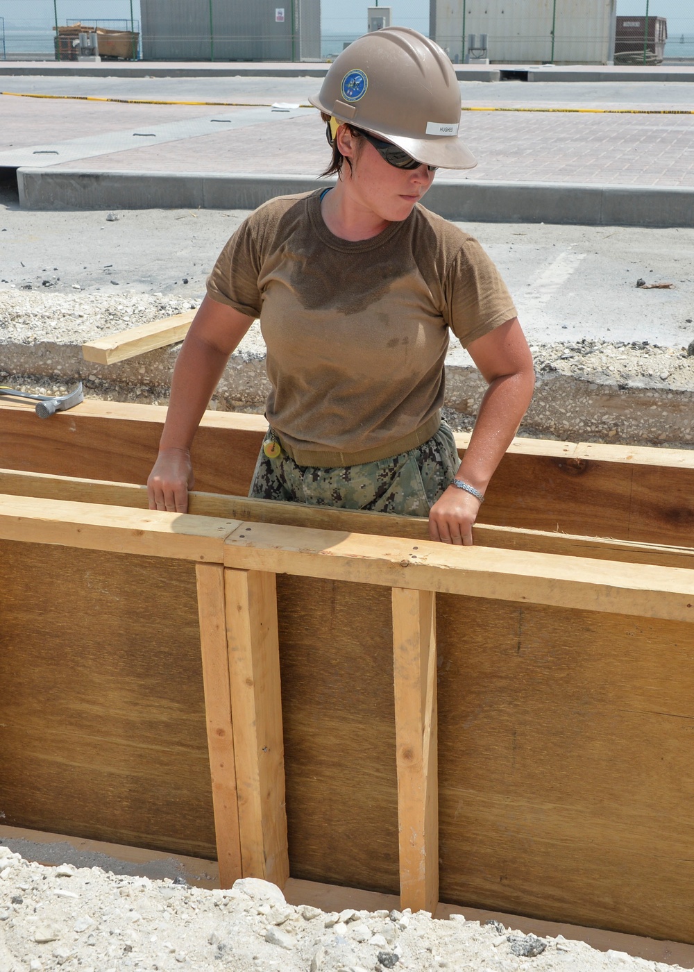 Commander, Task Group 56.2 construction project