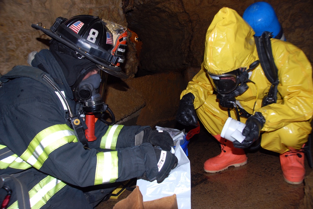Subterranean ops: CST trains underground at Cave of the Mounds