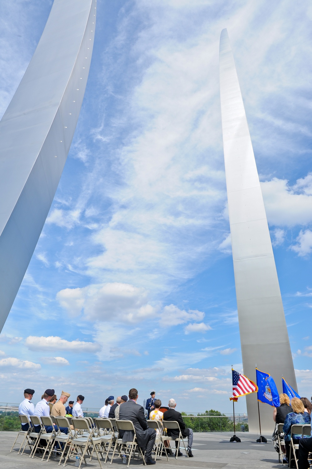 Air Force Lt. Col. Promotable Michael Gimbrone is promoted to the rank of Colonel by Air Force Brig. Gen. Allen J. Jamerson