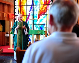 NDW chaplain promoted to Lt. Cmdr. second time during third Navy stint