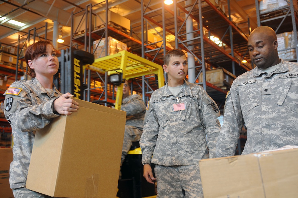 Army Quartermaster soldiers Help Keep U.S. Navy Atlantic Fleet Supplied