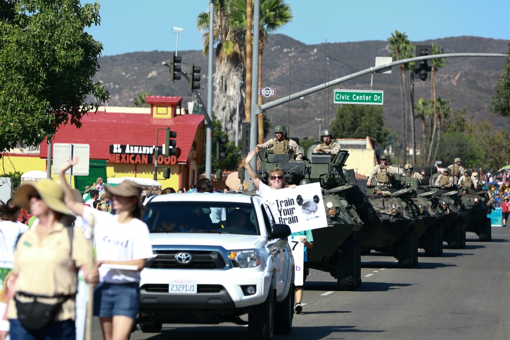 Highlanders support Poway Days parade with light-armored vehicles