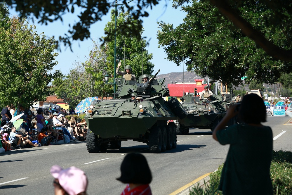 Highlanders support Poway Days parade with light-armored vehicles