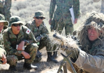 Japanese snipers train on advanced techniques, field craft