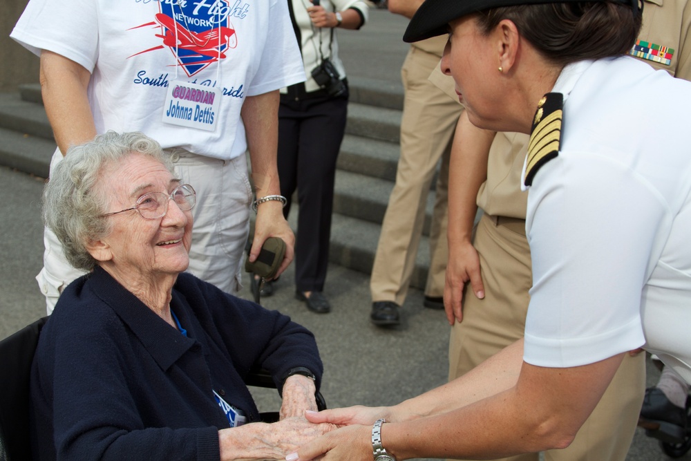 Sailors honor heritage by volunteering for honor flight