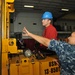 USS Bataan sailor receives forklift training