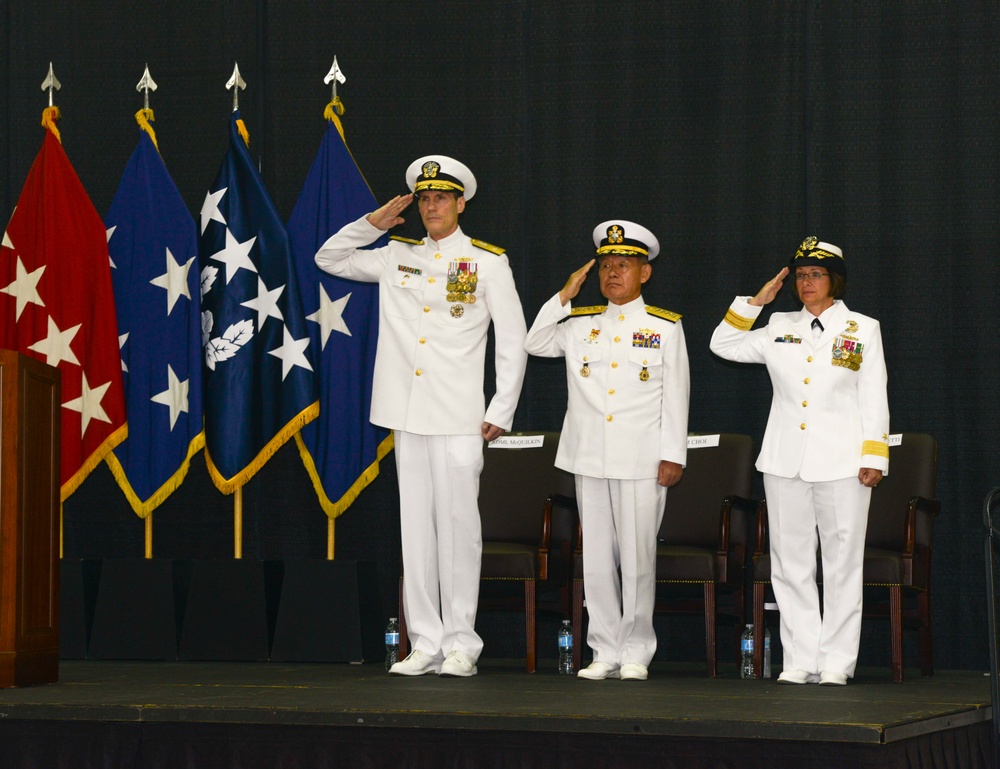 US Naval Forces Korea change of command ceremony