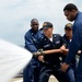 USS Emory S. Land sailors in Philippines