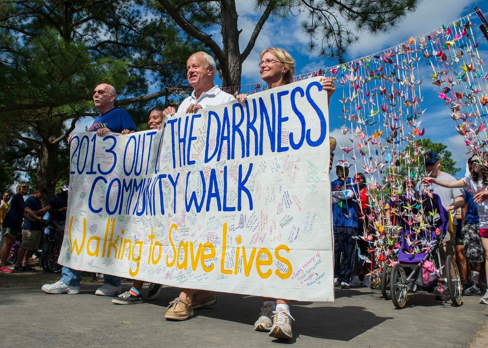 'Out of the Darkness' community walk