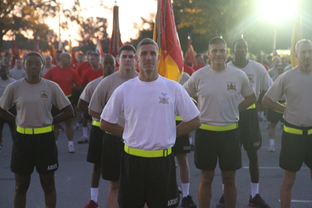 18th Fires Brigade participates in XVIII Airborne Corps run Sept. 6