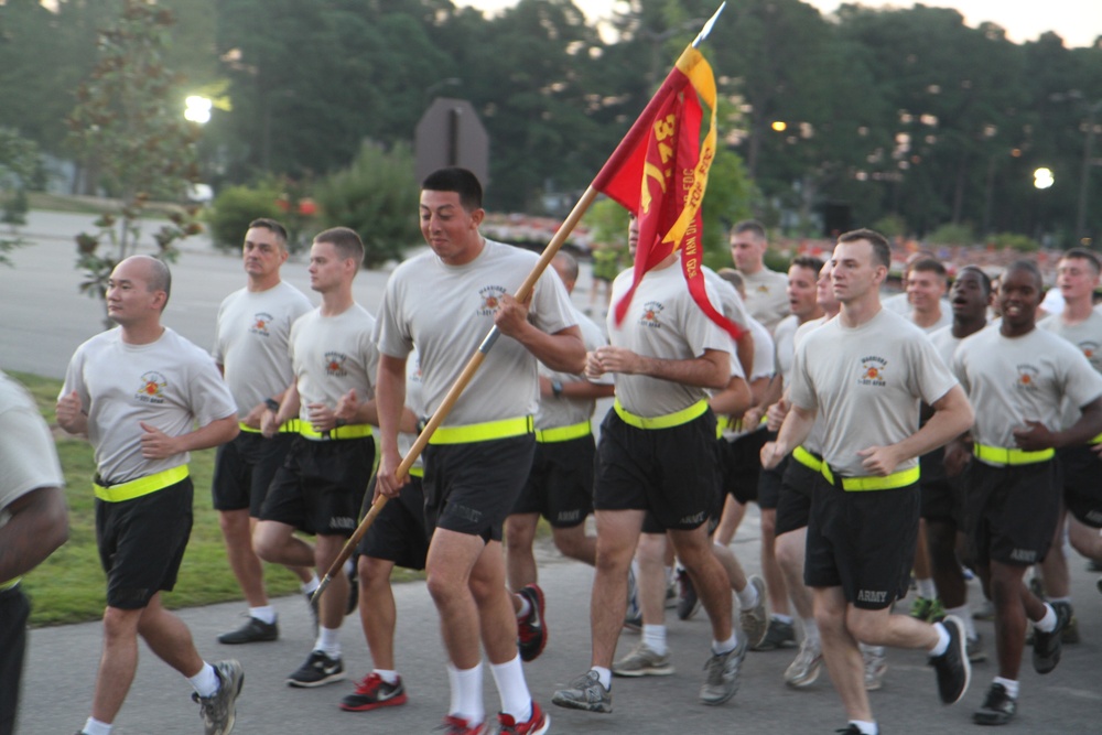 18th Fires Brigade participates in XVIII Airborne Corps run