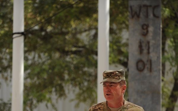 Coalition forces remember 9/11 at Bagram Air Field