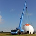 Component installs new radar dome