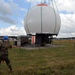 Component installs new radar dome