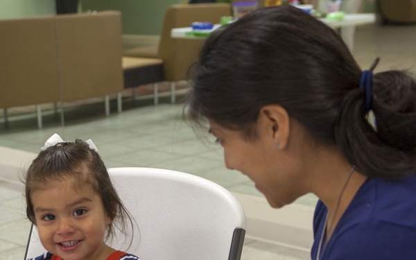 Kids learn healthy eating habits during weekly Silly Snacks event