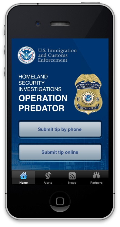 ICE launches smartphone app to locate predators, rescue children from sexual abuse and exploitation