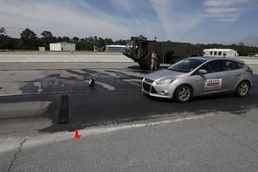 Marines lose control for driving safety course