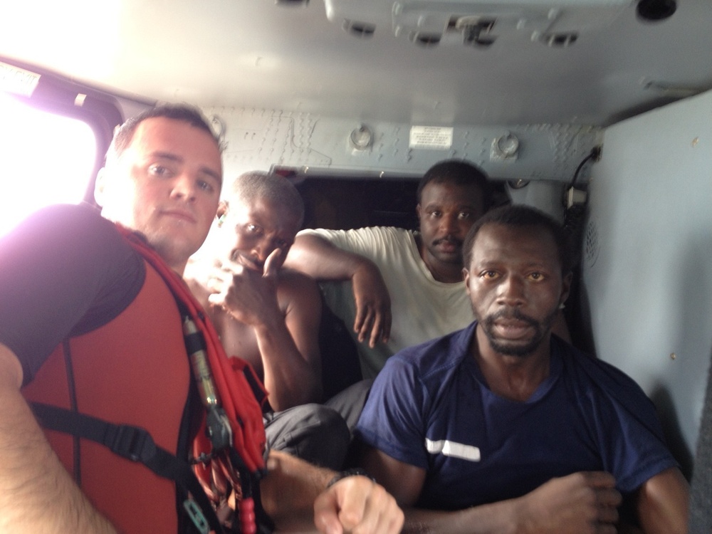 Coast Guard rescues three mariners