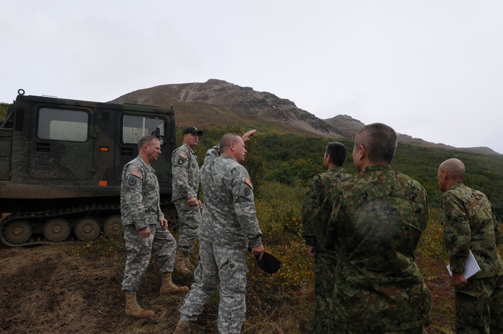 Japanese general visits Fort Wainwright, Alaska