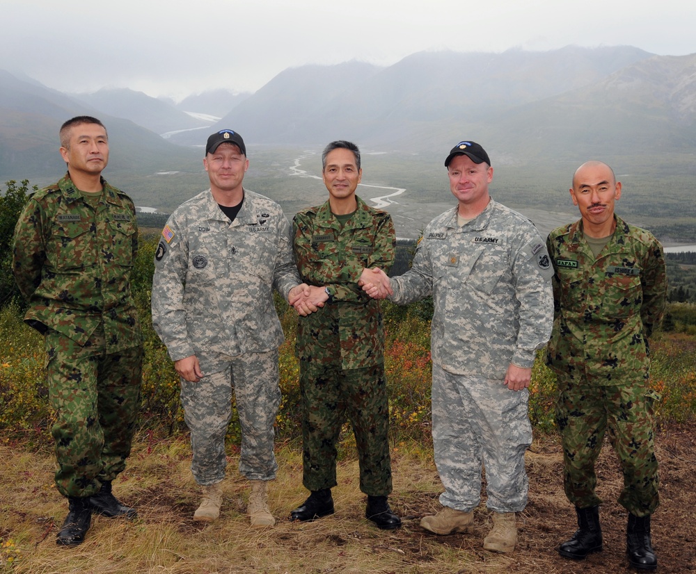 Japanese general visits Fort Wainwright, Alaska