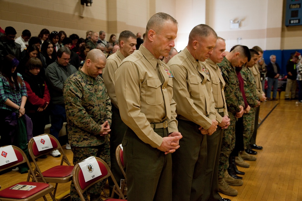 Deputy Commanding General, II Marine Expeditionary Force attends ITB Graduation