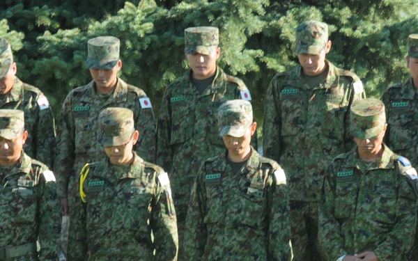 5-20 Inf., JGSDF pause to remember 9/11