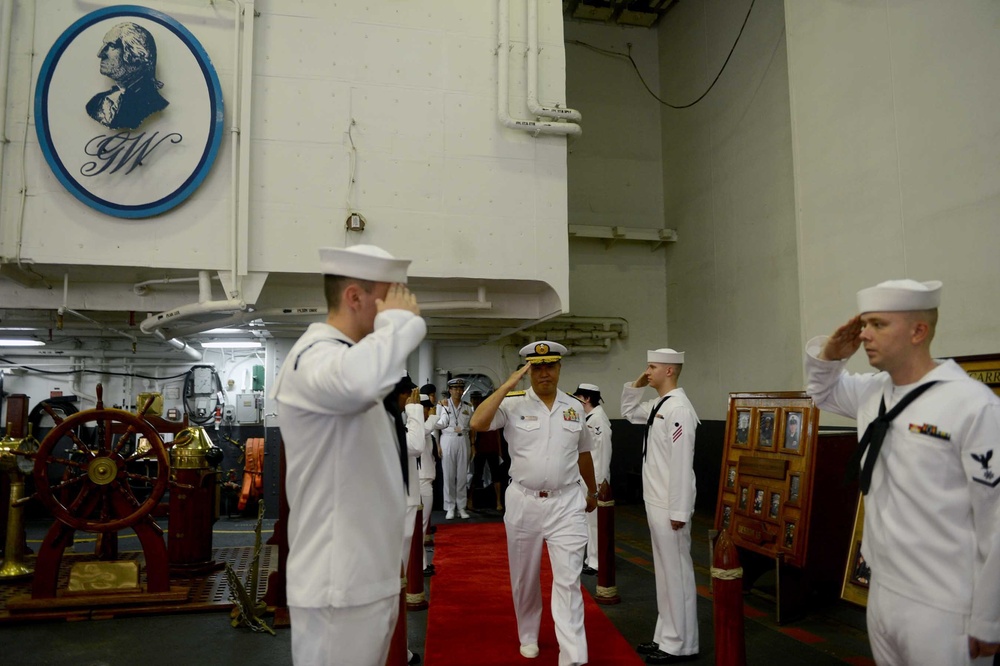 USS George Washington operations