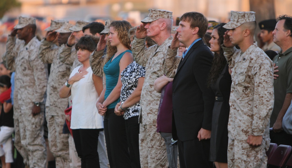 3rd MAW hosts special colors ceremony in memory of 9/11 and Camp Bastion attack